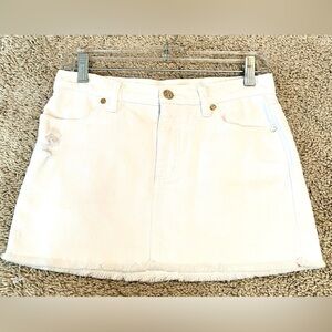 Tory Burch White Mini Skirt